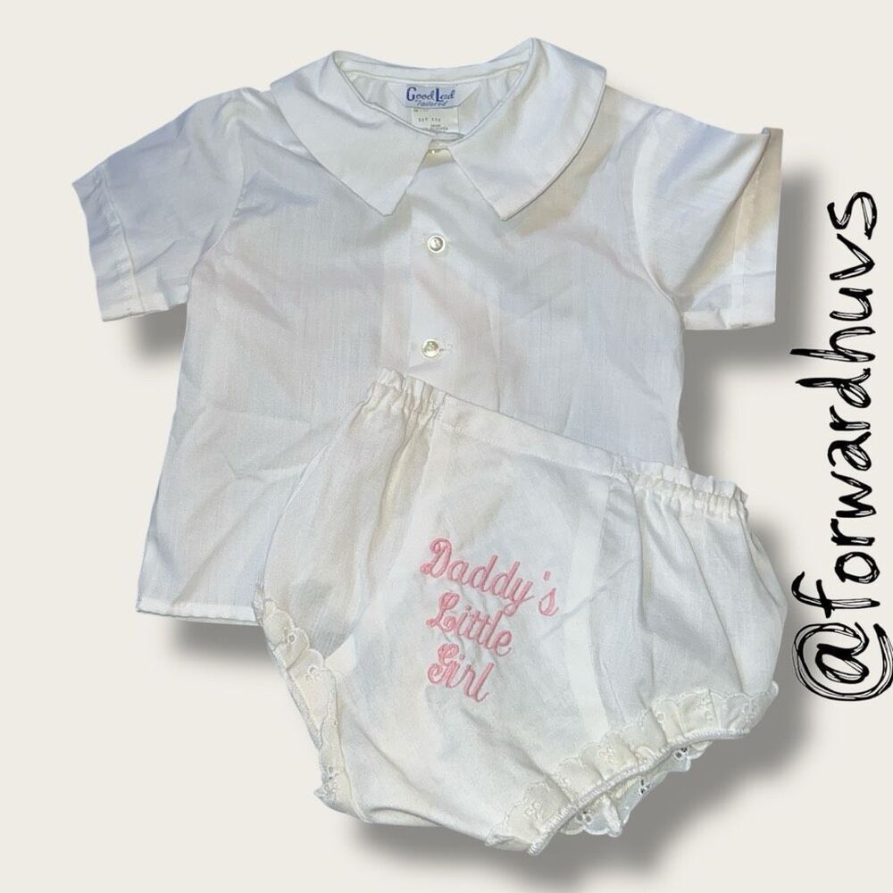 Good Lad Tailored 2-Piece Toddler Set – Size 3T – White – Vintage